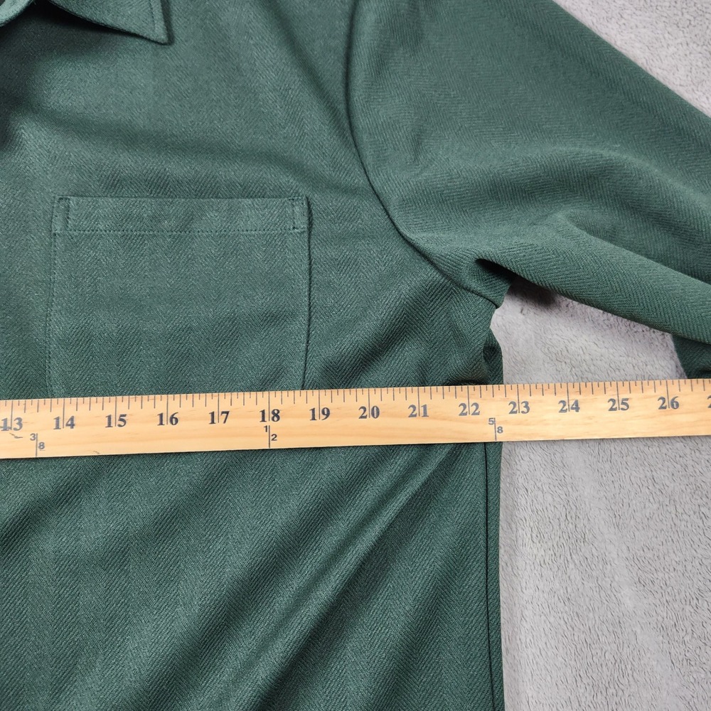 Coofandy Herringbone Textured Button Down Shirt Mens size L Large Long Sleeve - Picture 5 of 8